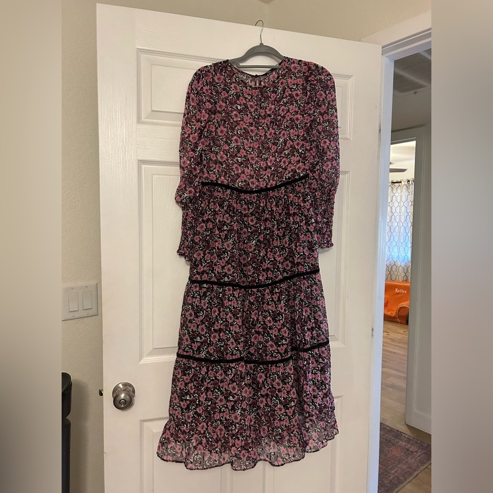 Zara midi floral dress.
